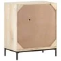 Solid mango wood and natural cane sideboard 60x35x70 cm by , Sideboards - Ref: Foro24-323508, Price: 151,43 €, Discount: %