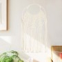 Macramé wall decoration made of cotton, 40x80 cm by , Decorative upholstery - Ref: Foro24-324000, Price: 46,23 €, Discount: %