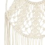 Macramé wall decoration made of cotton, 40x80 cm by , Decorative upholstery - Ref: Foro24-324000, Price: 46,23 €, Discount: %