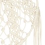 Macramé wall decoration made of cotton, 40x80 cm by , Decorative upholstery - Ref: Foro24-324000, Price: 46,23 €, Discount: %