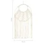 Macramé wall decoration made of cotton, 40x80 cm by , Decorative upholstery - Ref: Foro24-324000, Price: 45,68 €, Discount: %