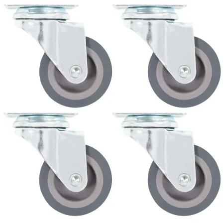 Swivel wheels 4 units 50 mm by , Material handling - Ref: Foro24-143417, Price: 15,35 €, Discount: %