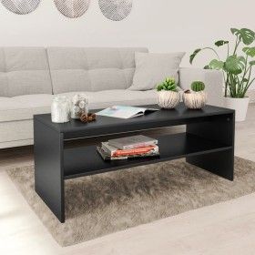 Schwarzer Sperrholz-Couchtisch 100x40x40 cm von vidaXL, Couchtisch - Ref: Foro24-800127, Preis: 52,21 €, Rabatt: %
