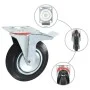 Swivel wheels with double brakes 4 units 200 mm by , Material handling - Ref: Foro24-143455, Price: 65,24 €, Discount: %