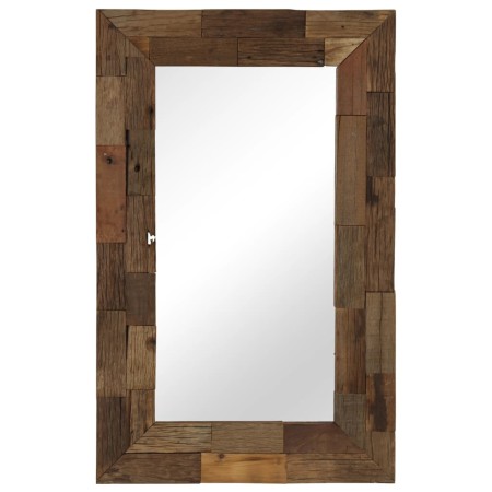 Solid recycled wood mirror 50x80 cm by , Mirrors - Ref: Foro24-246305, Price: 109,30 €, Discount: %