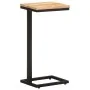 Set of 2 solid mango wood side tables, 31.5x24.5x64.5 cm each by , Side tables - Ref: Foro24-321971, Price: 110,57 €, Discoun...