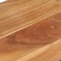 Set of 2 solid mango wood side tables, 31.5x24.5x64.5 cm each by , Side tables - Ref: Foro24-321971, Price: 110,57 €, Discoun...