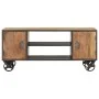 Solid recycled wood TV stand 110x30x49 cm by , TV Furniture - Ref: Foro24-323515, Price: 251,90 €, Discount: %
