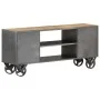 Solid recycled wood TV stand 110x30x49 cm by , TV Furniture - Ref: Foro24-323515, Price: 251,90 €, Discount: %