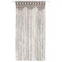Macramé cotton curtain in gray taupe 140x240 cm by , Curtains and curtains - Ref: Foro24-323983, Price: 48,61 €, Discount: %