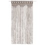 Macramé cotton curtain in gray taupe 140x240 cm by , Curtains and curtains - Ref: Foro24-323983, Price: 57,41 €, Discount: %