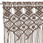 Graue Taupe-Makramee-Baumwollvorhang 140x240 cm von , Vorhänge und Gardinen - Ref: Foro24-323983, Preis: 57,41 €, Rabatt: %