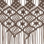 Graue Taupe-Makramee-Baumwollvorhang 140x240 cm von , Vorhänge und Gardinen - Ref: Foro24-323983, Preis: 57,41 €, Rabatt: %
