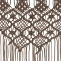 Macramé cotton curtain in gray taupe 140x240 cm by , Curtains and curtains - Ref: Foro24-323983, Price: 48,61 €, Discount: %
