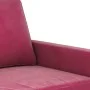 Set aus 4-teiligen Sofas roter roter Samt von , Sofas - Ref: Foro24-3201948, Preis: 694,10 €, Rabatt: %