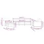 Set aus 4-teiligen Sofas roter roter Samt von , Sofas - Ref: Foro24-3201948, Preis: 694,10 €, Rabatt: %