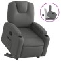 Dunkelgraues Stoff-Sessel mit verstellbarer Rückenlehne und Aufstehhilfe. von , Sessel - Ref: Foro24-3204369, Preis: 260,82 €...