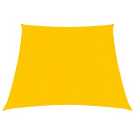 Toldo de vela HDPE amarillo 160 g/m² 3/4x3 m