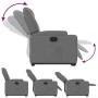 Dark gray fabric reclining and lift chair by , Armchairs - Ref: Foro24-3204369, Price: 278,61 €, Discount: %