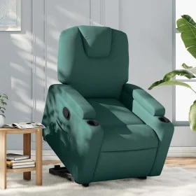 Verstellbarer Aufstehsessel aus dunkelgrünem Stoff von , Sessel - Ref: Foro24-3204374, Preis: 283,10 €, Rabatt: %