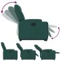 Dark green fabric reclining and lift chair by , Armchairs - Ref: Foro24-3204374, Price: 283,10 €, Discount: %