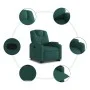 Dark green fabric reclining and lift chair by , Armchairs - Ref: Foro24-3204374, Price: 283,10 €, Discount: %