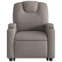 Verstellbarer Aufstehsessel aus grauem Taupe-Stoff. von , Sessel - Ref: Foro24-3204376, Preis: 267,43 €, Rabatt: %
