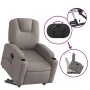 Reclining massage chair with lift in gray taupe fabric by , Armchairs - Ref: Foro24-3204388, Price: 346,10 €, Discount: %