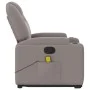 Reclining massage chair with lift in gray taupe fabric by , Armchairs - Ref: Foro24-3204388, Price: 346,10 €, Discount: %