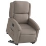 Electric reclining and lift chair in taupe gray fabric by , Armchairs - Ref: Foro24-3204196, Price: 339,84 €, Discount: %
