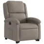 Elektrischer verstellbarer Aufstehsessel aus grauem Taupe-Stoff. von , Sessel - Ref: Foro24-3204196, Preis: 325,90 €, Rabatt: %