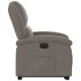 Elektrischer verstellbarer Aufstehsessel aus grauem Taupe-Stoff. von , Sessel - Ref: Foro24-3204196, Preis: 325,90 €, Rabatt: %