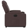 Dark brown fabric reclining electric armchair by , Armchairs - Ref: Foro24-3204397, Price: 313,84 €, Discount: %