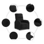 Schwarzer Relaxsessel aus Mikrofasergewebe von , Sessel - Ref: Foro24-373452, Preis: 196,12 €, Rabatt: %