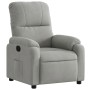 Light gray microfiber fabric recliner chair by , Armchairs - Ref: Foro24-373450, Price: 213,90 €, Discount: %