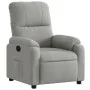 Light gray microfiber fabric recliner chair by , Armchairs - Ref: Foro24-373450, Price: 210,47 €, Discount: %