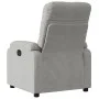 Lehnstuhl aus hellgrauem Mikrofasergewebe von , Sessel - Ref: Foro24-373450, Preis: 210,47 €, Rabatt: %