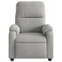 Lehnstuhl aus hellgrauem Mikrofasergewebe von , Sessel - Ref: Foro24-373450, Preis: 210,47 €, Rabatt: %