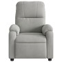 Light gray microfiber fabric recliner chair by , Armchairs - Ref: Foro24-373450, Price: 213,90 €, Discount: %