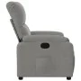 Light gray microfiber fabric recliner chair by , Armchairs - Ref: Foro24-373450, Price: 210,47 €, Discount: %