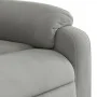 Light gray microfiber fabric recliner chair by , Armchairs - Ref: Foro24-373450, Price: 210,47 €, Discount: %