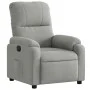 Light gray microfiber fabric electric recliner chair by , Armchairs - Ref: Foro24-3204916, Price: 267,58 €, Discount: %