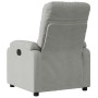 Light gray microfiber fabric electric recliner chair by , Armchairs - Ref: Foro24-3204916, Price: 258,14 €, Discount: %