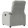 Light gray microfiber fabric electric recliner chair by , Armchairs - Ref: Foro24-3204916, Price: 267,58 €, Discount: %