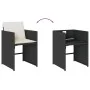 11-piece garden dining set with black synthetic rattan cushions by , Garden sets - Ref: Foro24-3211155, Price: 622,79 €, Disc...