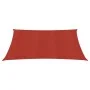 Red HDPE sail awning 160 g/m² 4.5x4.5 m by vidaXL, Umbrellas - Ref: Foro24-311607, Price: 43,89 €, Discount: %