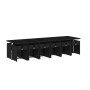 Set comedor de jardín con cojines 13 pzas ratán sintético negro de , Conjuntos de jardín - Ref: Foro24-3211122, Precio: 799,4...