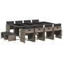 Set comedor de jardín con cojines 13 pzas ratán sintético gris de , Conjuntos de jardín - Ref: Foro24-3211160, Precio: 667,77...