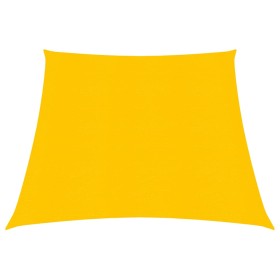 Toldo de vela HDPE amarillo 160 g/m² 3/4x2 m