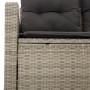 Garden sofa with cushions, 2 seats, light gray synthetic rattan by , Outdoor sofas - Ref: Foro24-366196, Price: 161,62 €, Dis...